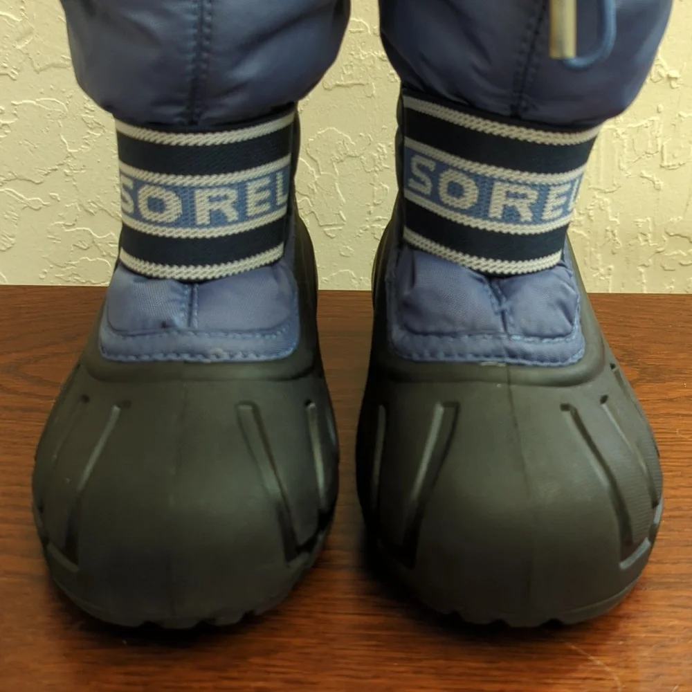 Sorel Toddler's Blue & Black Cub Snow Boots Size 9